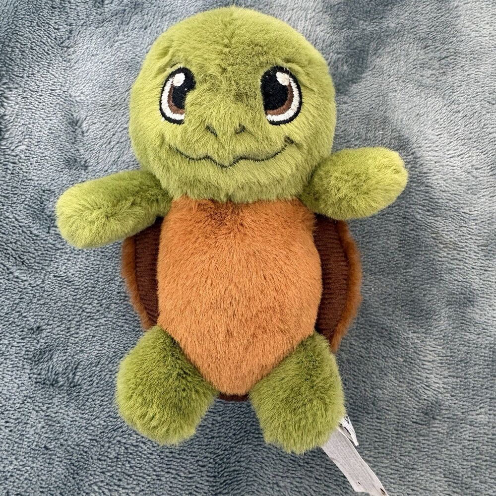 Fiesta Swaddle Babies Turtle Stuffed Animal Green Plush Vernon Soft Cuddly 4.5”